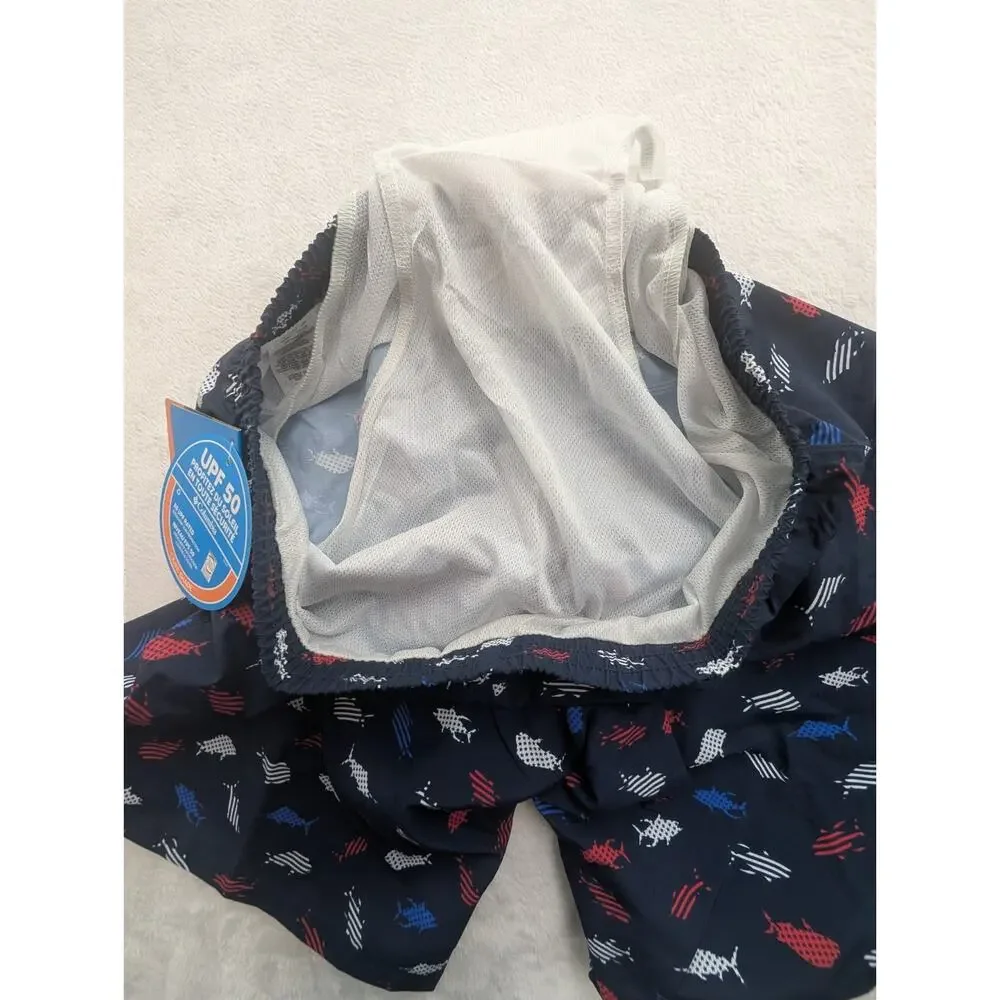 Columbia PFG Boys Youth Large 14/16 Super Backcast Swim Trunks Shorts UPF 50 NWT